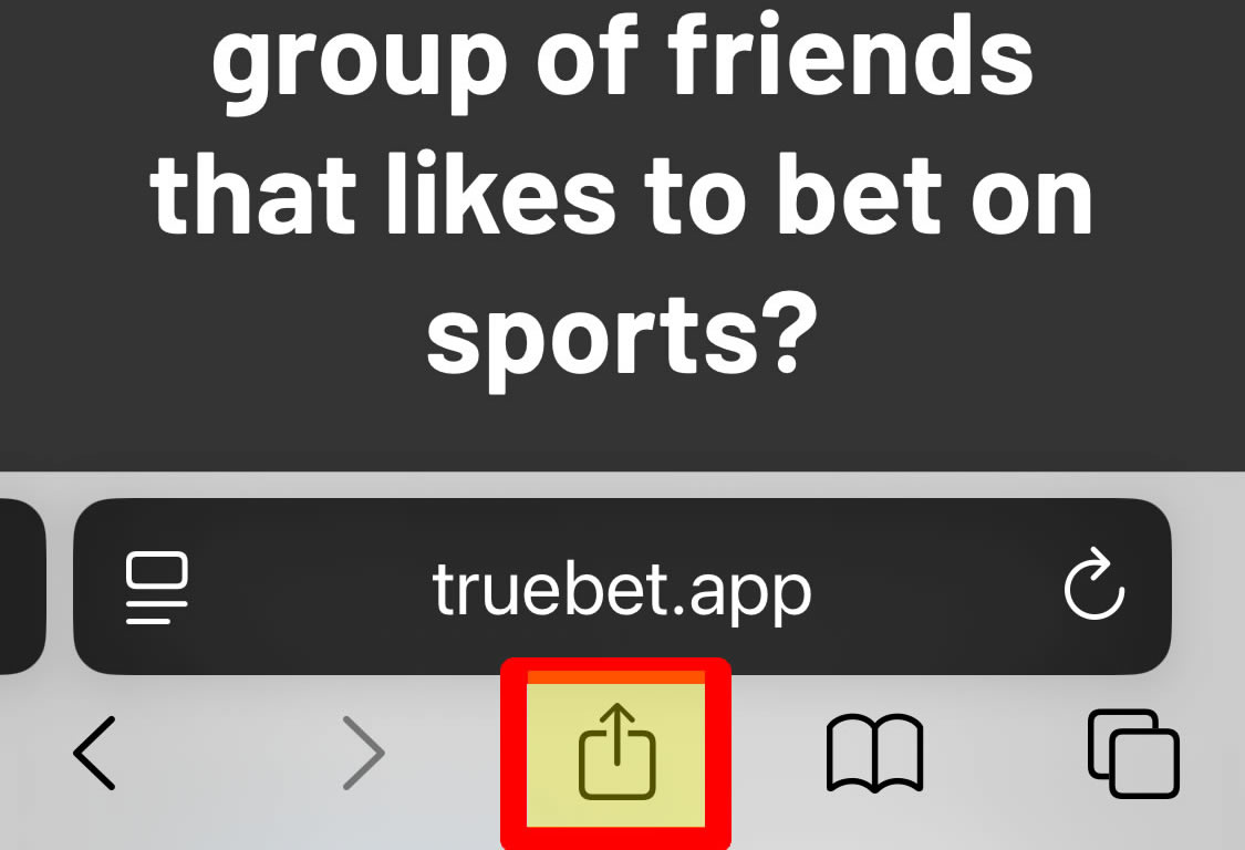 Add TrueBet to your Home Screen